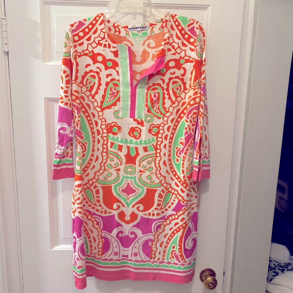 Barbara Gerwit Colorful Cotton Dress